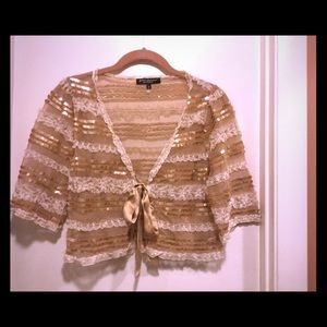 Betsy Johnson Jacket S Beige